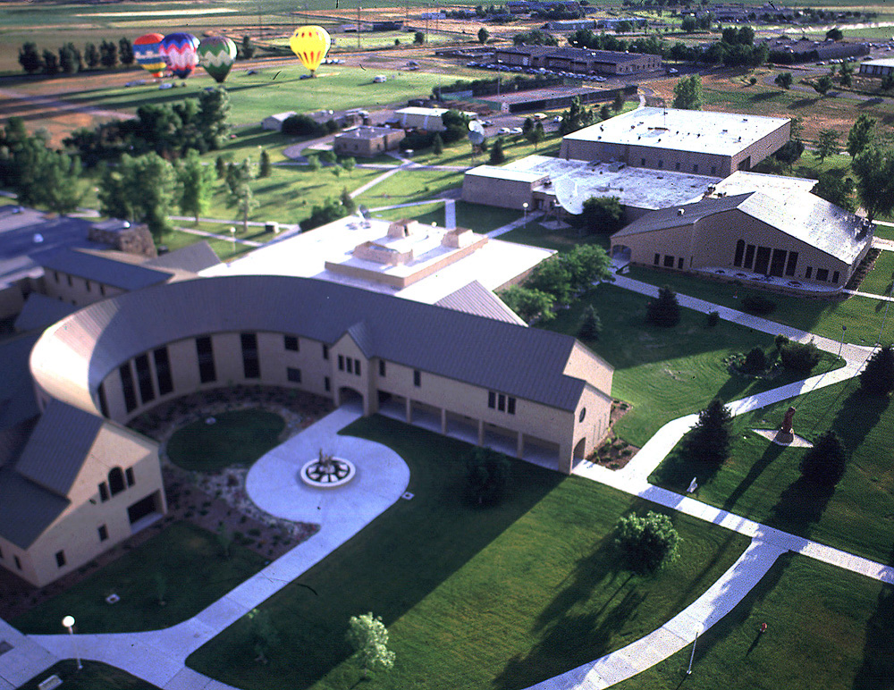 Aeriel view of CWC campus