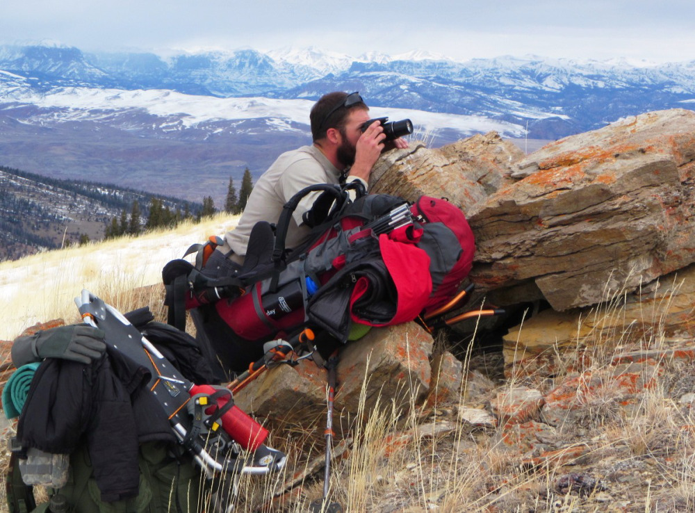 Nate Guenther studies wildlife