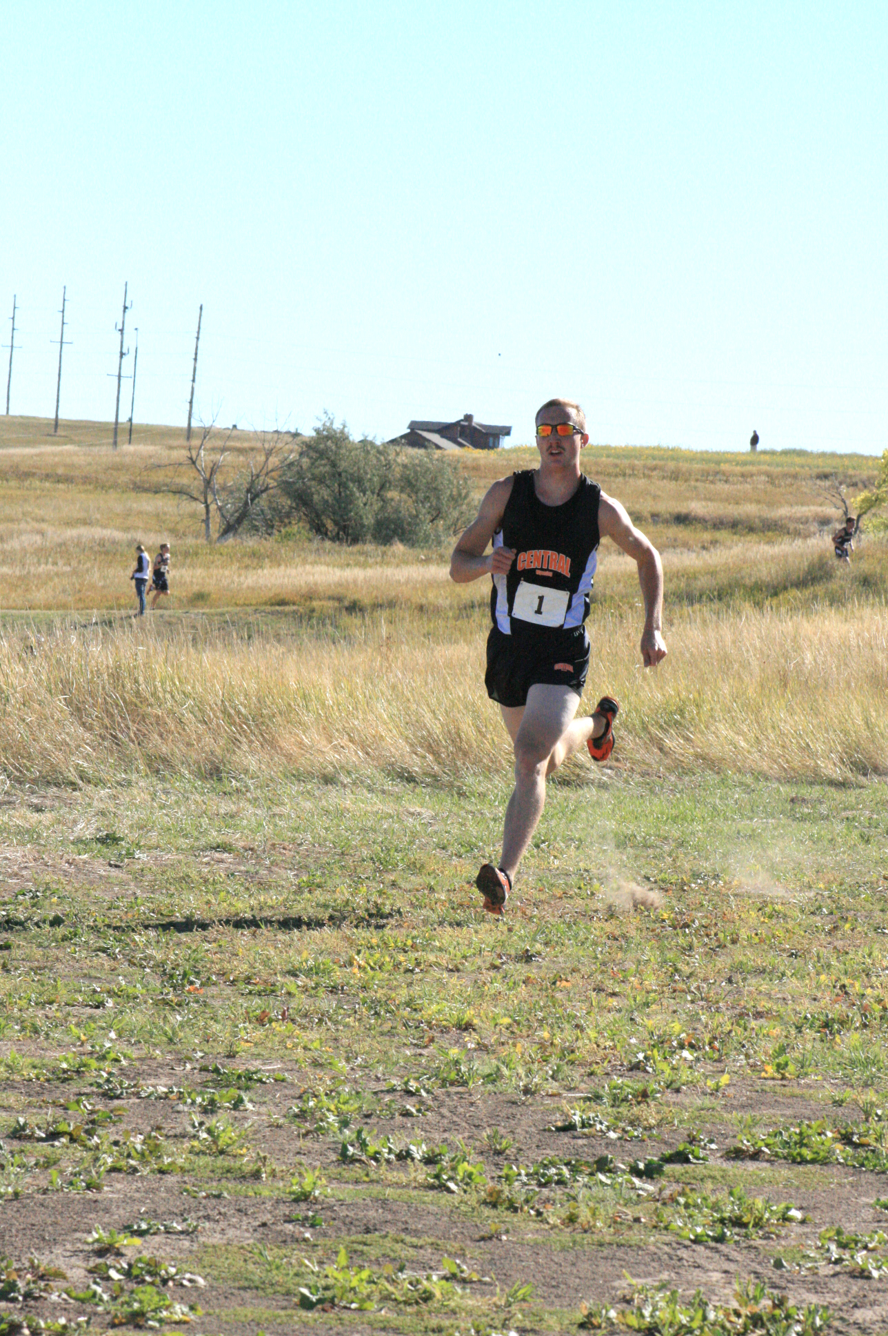 CWC cross country runner at meet