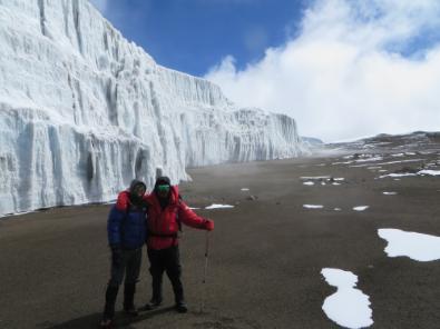 Tanzania Picture in front of Ice