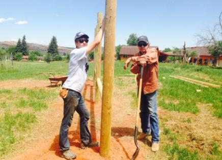 Setting fence posts